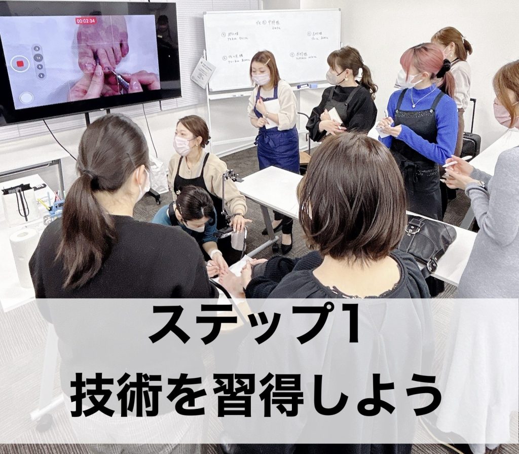 ステップ１　技術を習得しよう