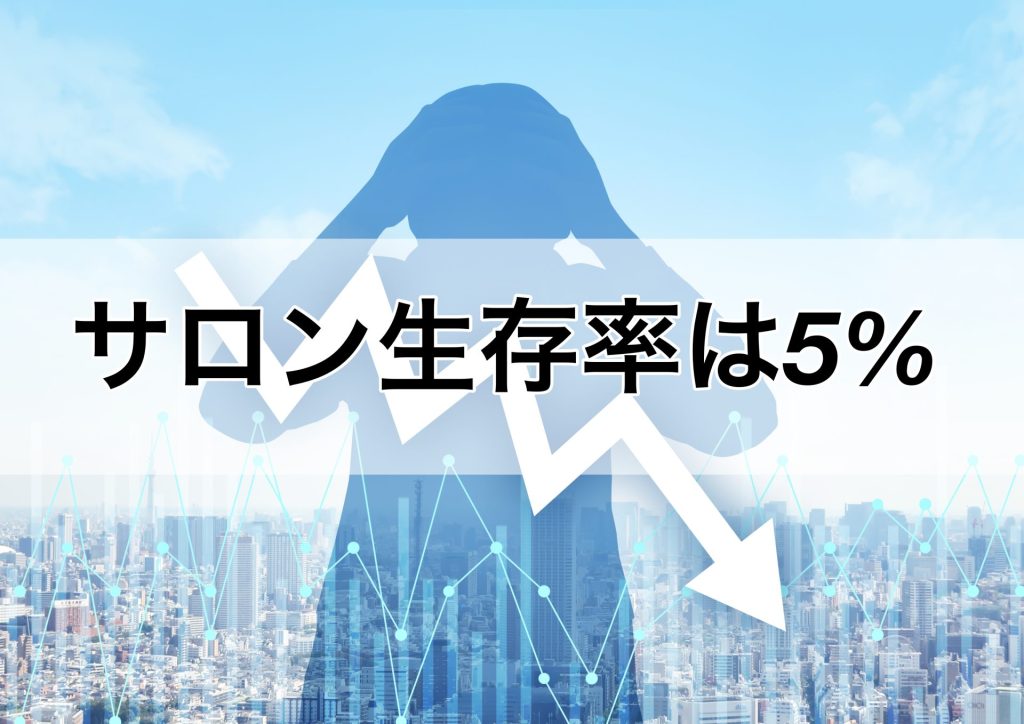 ネイルサロン生存率は5%