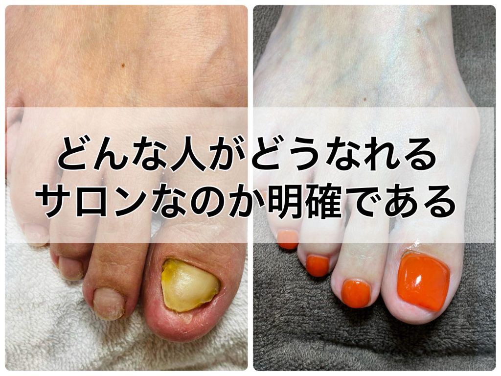 チェック1　どんな人がどうなれるサロンなのかが明確である